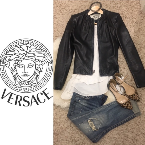 Versace Jackets & Blazers - ❣️RARE❣️Gianni Versace Leather Jacket